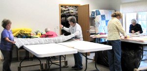 Quilters at work!